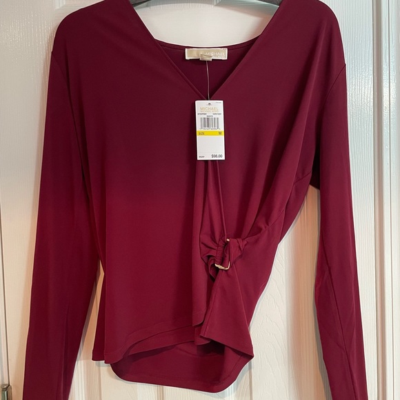 NWT Michale Kors Long Sleeve Shirt - Picture 2 of 5